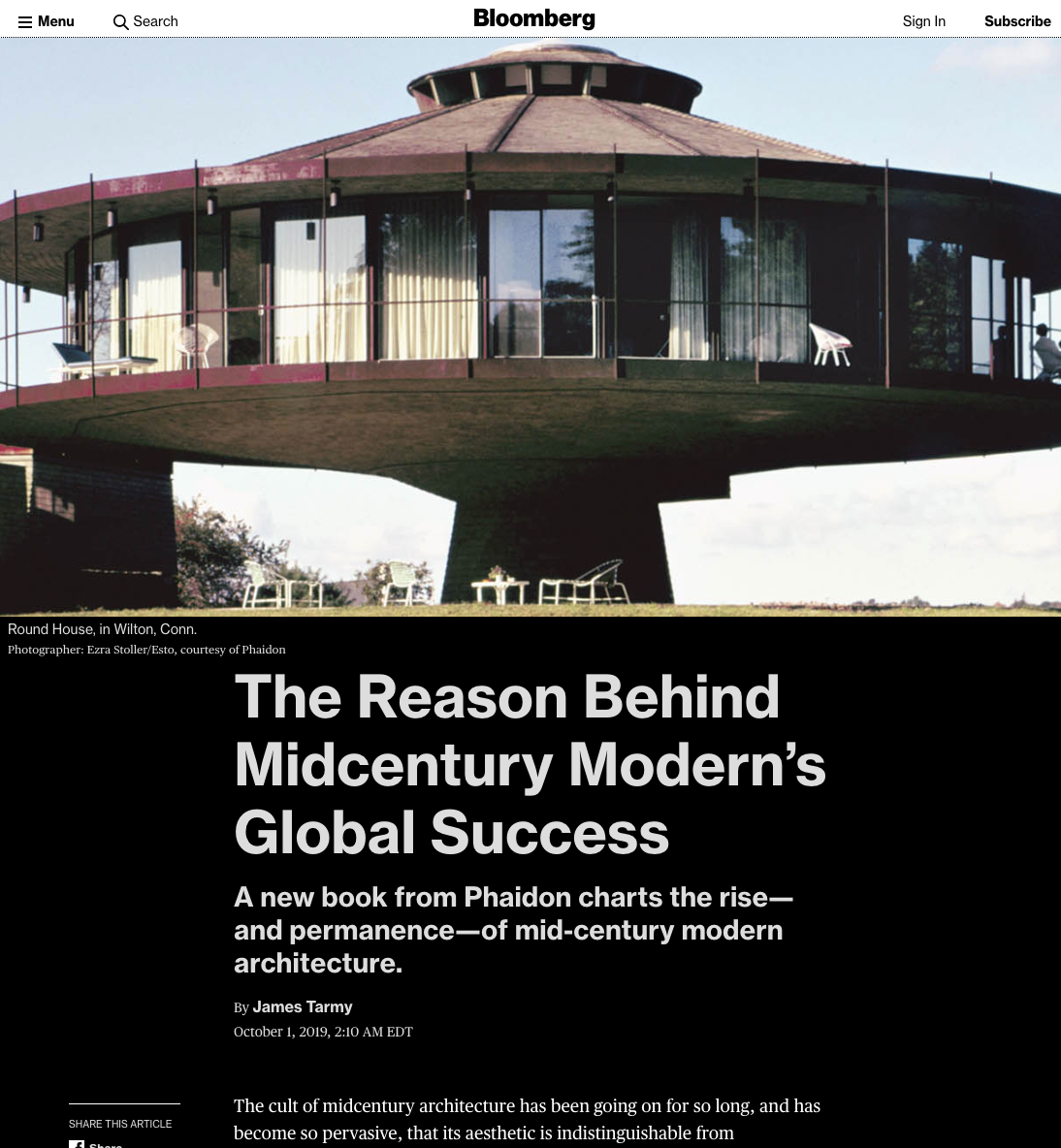 The Reason Behind Midcentury Modern’s Global Success - Bloomberg