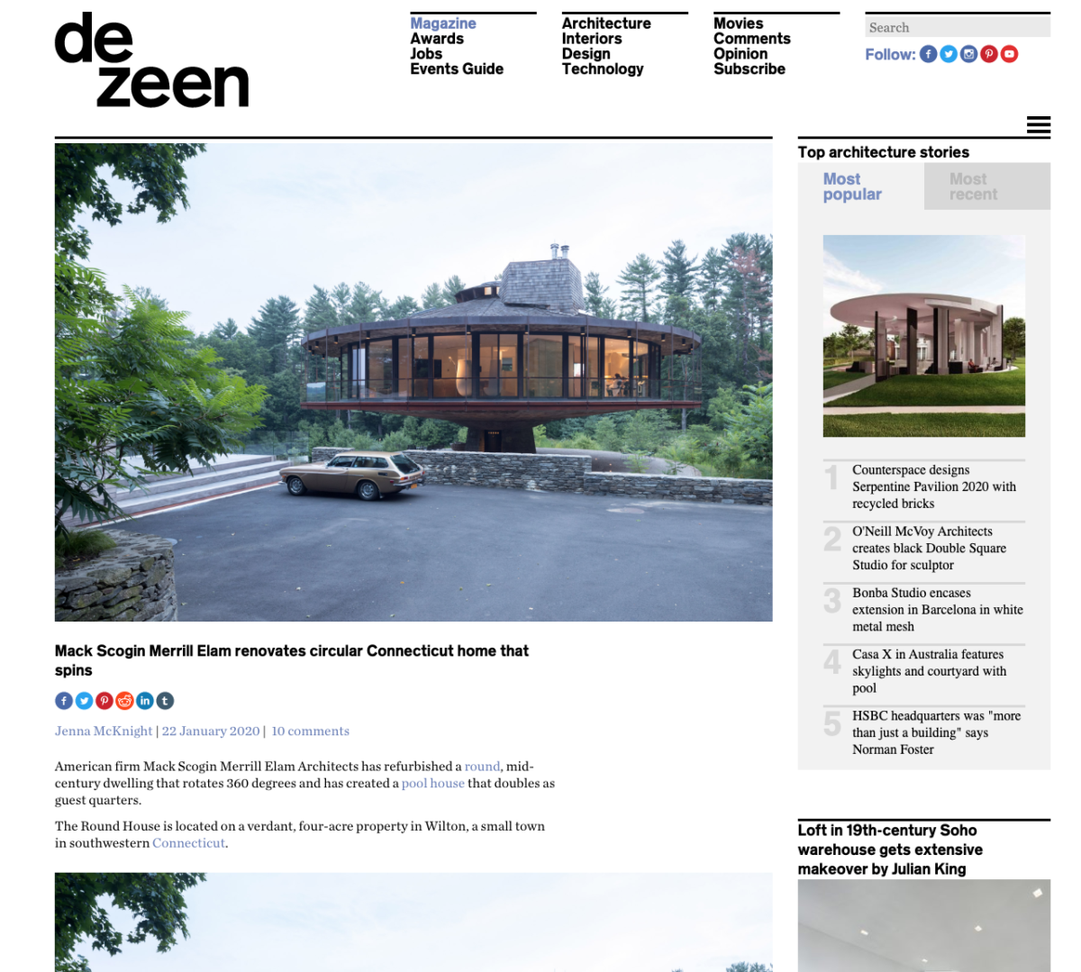 Dezeen - The Round House